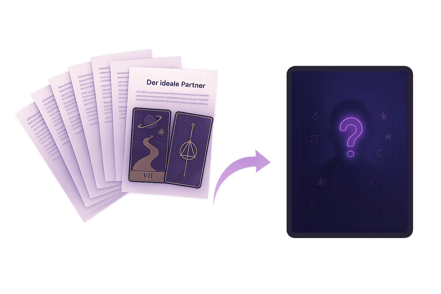 Eine Grafik, die den Seelenpartner-Decoder und die Verbindung darstellt.